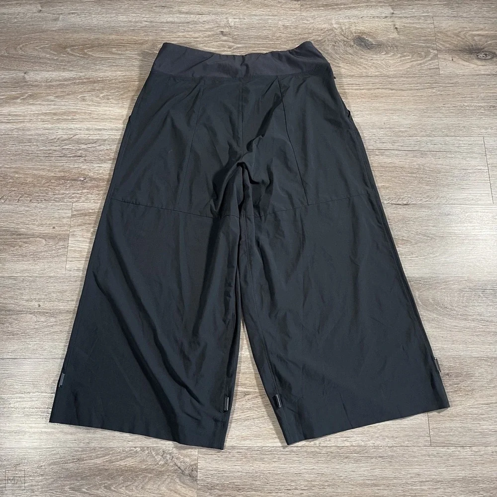 Title Nine Women's Pants Round Trip Wide Leg Crop Outdoor Athleisure L Black - Picture 9 of 9